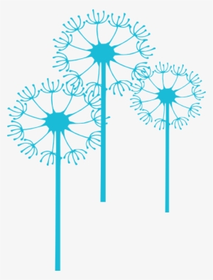 Dandelions - Colorful Dandelion Vector Png #1088487
