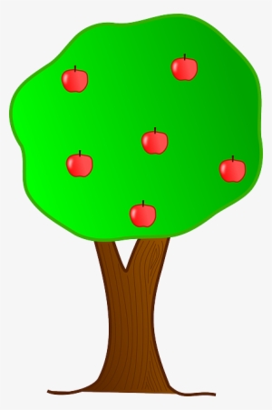 Apple, Apples, Tree - Cartoon Tree With Apples #1088584