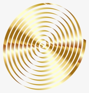 This Free Icons Png Design Of Gold 3d Spiral No Background #1088736