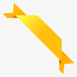 Graphic Transparent Library Paper Golden R Bbon Transprent - Yellow Vector Png #1089096