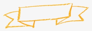 Animation - Yellow Banner Ribbon Watercolor Png #1089129