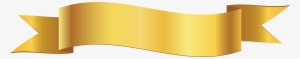 Ribbon Banner Outline Png - Yellow Banner Png Clipart #1089306