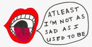 The Background And The Speech Bubble Is Transparent - Tongue #1089307