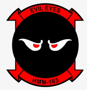 Usmc Hmm-163 Evil Eyes Sticker Military, Law Enforcement - Vmm 163 #1089397