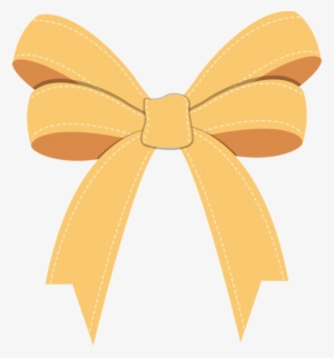 Clipart Bow Yellow Ribbon - Clip Art #1089514