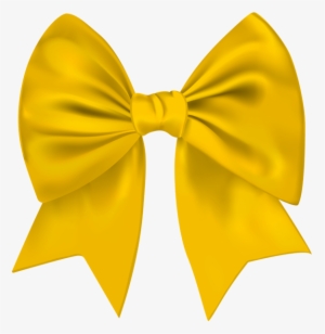 Yellow Bow Transparent Png Image - Yellow Bow Transparent #1089539