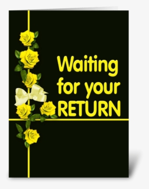 Yellow Ribbon, Greetings Greeting Card - Whaling #1089937