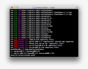 Installing Handlebars - Handlebars Node #1090814