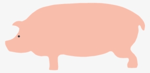 Pigs Drawing Side View - Cartoon Pig Side View #1091957
