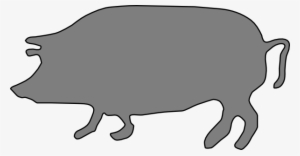 Pig, Silhouette Clipart #1092029 Pig, Silhouette Clipart #1092029