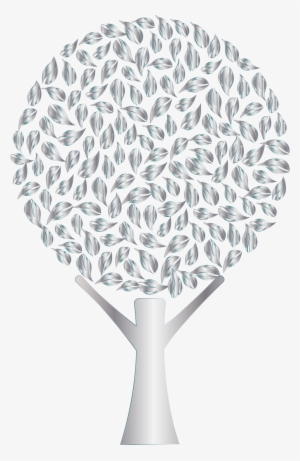 This Free Icons Png Design Of Silver Abstract Tree #1092144