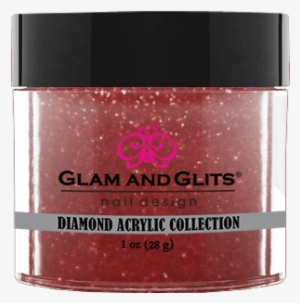 Dac89 Ruby Red - Glam Glits Acrylic Powder 1 Oz #1092231