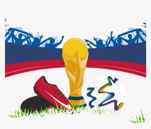 Soccer Field With Spotlights Background Of Euro 2016 - ฟุตบอล โลก 2018 #1092943