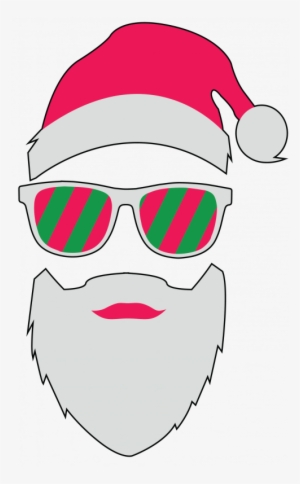 Santa Glasses Pocket Size - Santa Png Glasses #1093100