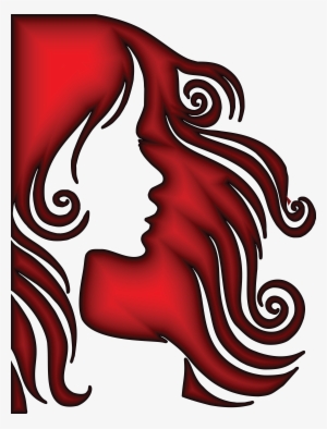 Free Clipart Of A Profiled Woman With Red Hair - Journal: 160 Page Lined Journal/notebook #1093168