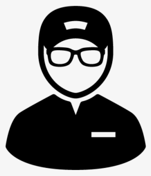 Technician With Glasses Vector - Electrical Worker Icon #1093267