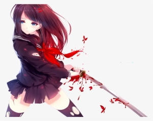 Anime Girl Png Images Transparent Free Download - Anime Girl With Sword #1093300