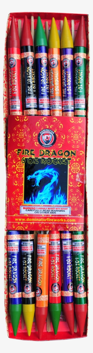 Fire Dragon 6 Oz Rocket 12 Pack - Fire #1093463