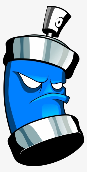 Cartoon Spray Can Character - Cartoon Spray Can #1093488