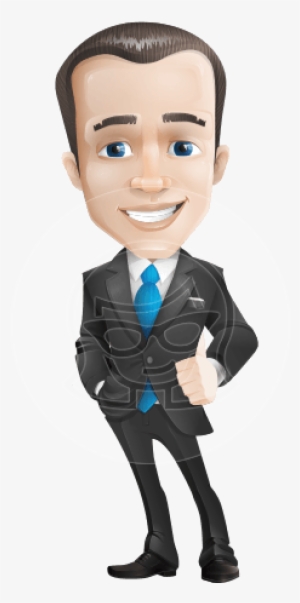 Businessman Vector Cartoon Character Design Modern - Business Cartoon Character Png #1093834