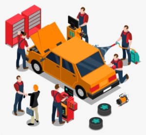 Lynette Hayhow - Car Fixing Vector Png #1093967