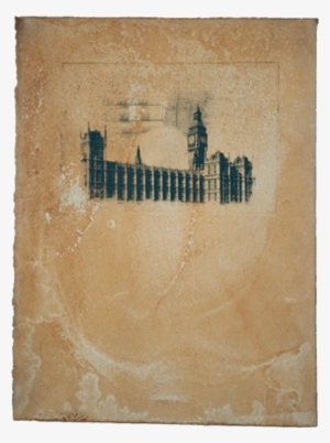 Hand Inked Etching From Photopolymer Gravure Plates - Skyline #1094131