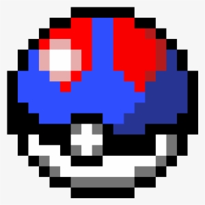 Great Ball - Pokeball Pixel Png - Free Transparent PNG Download - PNGkey