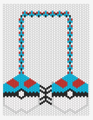 Pokemon Great Ball Kandi Bikini Bra Bead Pattern - Brassier Kandi #1094537