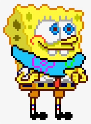 Spongetale Spongebob - Spongebob Pixel Art Png #1094728