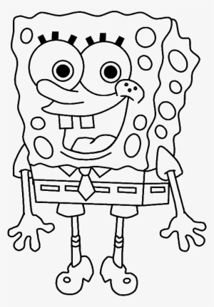Cute Spongebob Smile Coloring Pages Spongebob Coloring - Spongebob Squarepants Colouring Pages #1094869