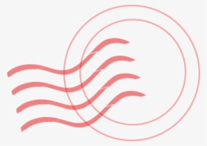 Small - Postage Mark Clip Art #1095774