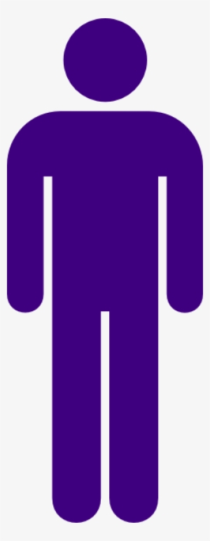 How To Set Use Purple Male Toilet Sign Clipart #1095912