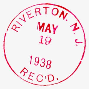 Riverton 1938 Postmark - Riverton #1096000