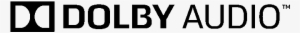 Dolby Audio Logo - Dolby Audio Logo Png #1096099
