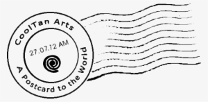 Postmark New With Swirl - Post Card Stamp #1096354