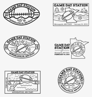 Pictorial Postmark And Postcards Designed For The Minneapolis - Cartoon #1096379 Pictorial Postmark And Postcards Designed For The Minneapolis - Cartoon #1096379