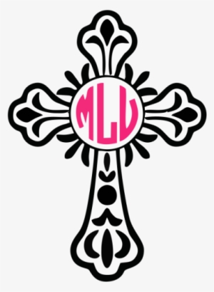 Cross Monogram Svg Free #1096569