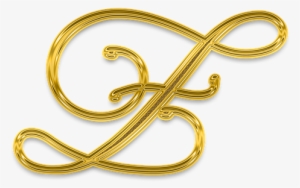 Letter, Litera, Monogram, Golden, Gold, Decorative - Png Monogram Golden #1096633