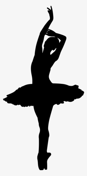 Ballet Dancer Sous-sus - Ballerina On Pointe Silhouette #1096749