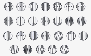 Style - Circle Seal Monogram Font #1096767