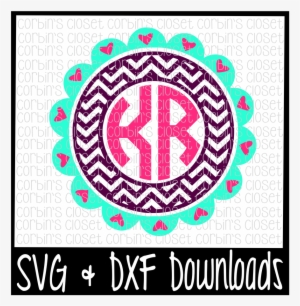 Circle Monogram Svg * Valentine Monogram Svg Cut File - Cinco De Mayo Svg #1096923