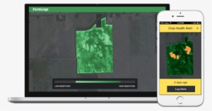 A Farmlogs Crop Health Alert Highlighted In Yellow - Satellite Imagery #1097051