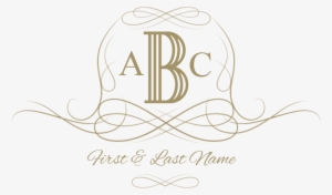 Free Customizable Monogram Frames And Borders Graphic - Monogram #1097230