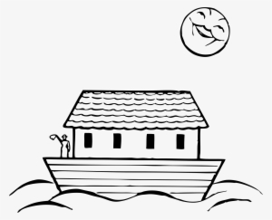 Transparent Stock Noahs Png Black And White Transparent - Noahs Ark Clipart Black And White #1097255