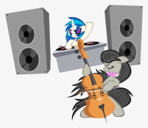 Bronycurious, Cello, Dj Pon-3, Octavia Melody, Safe, - Sharing The Stage Unisex T-shirts #1097272