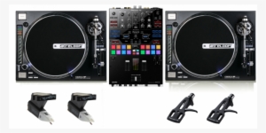 Pioneer Dj Djm S9 Reloop Rp 8000 Shure M44 7 Needles - Pioneer Djm-s9 W/ Plx1000 Dj Turntable #1097556