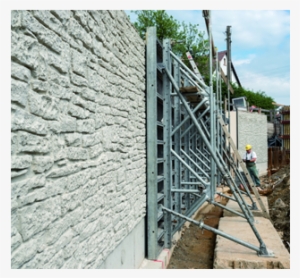 Tie Rod Free Fair Faced Concrete - Retaining Wall #1097682