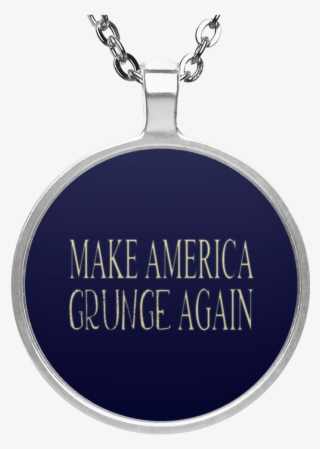 Rope Is Circle Necklace - Bulldog Christmas Wreath Round Pendant Necklace #1097909