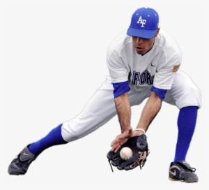Baseball Player Catching Low Ball - Baseball Player Png #1099373