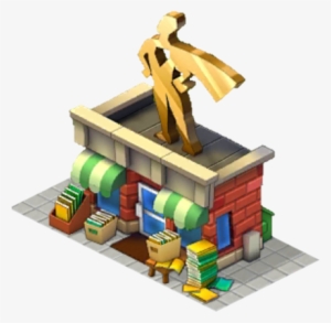 Comic Book Store - Wooden Block #1099478